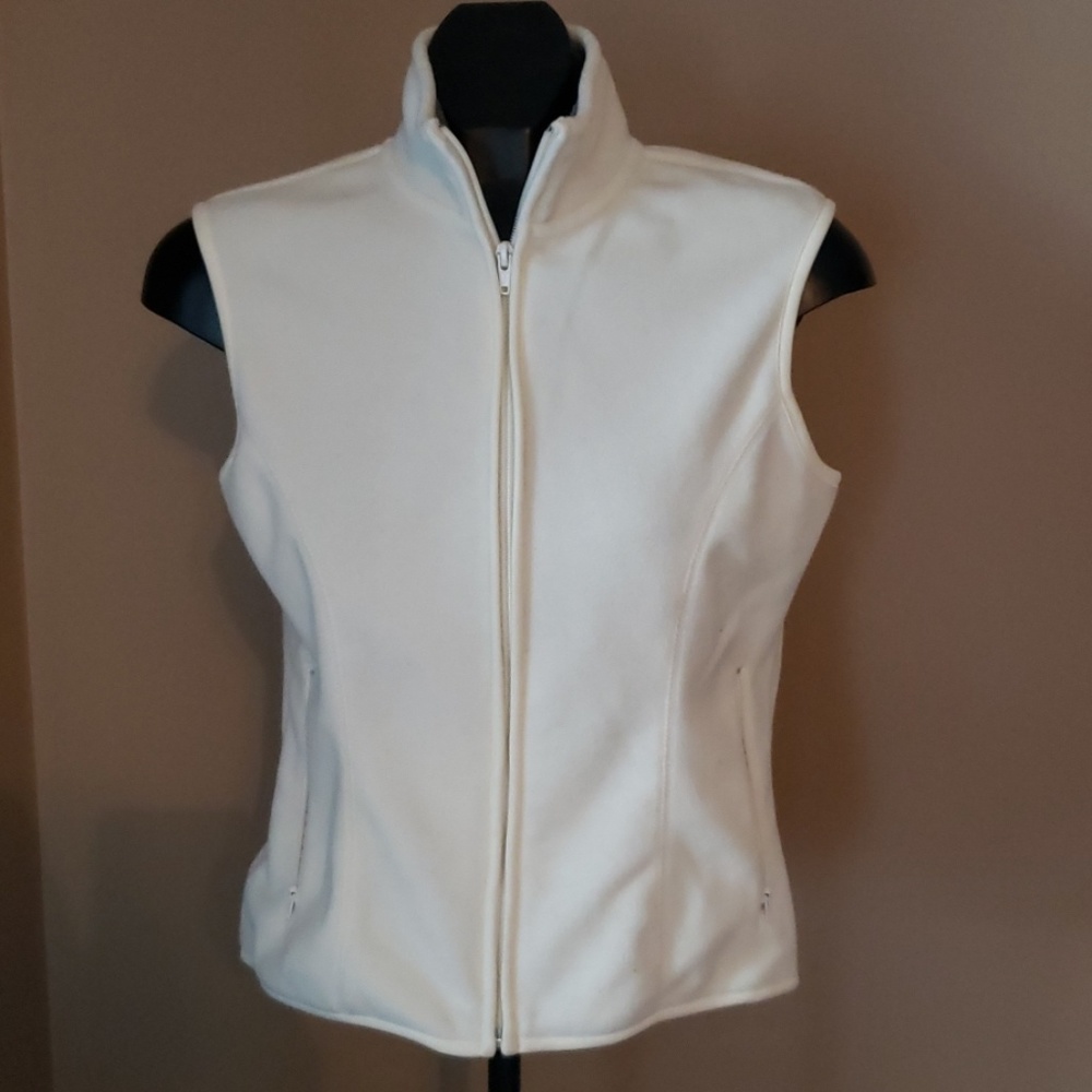 Gap Fleece Lined Vest w/gray accent collar